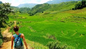 Sapa Solo Traveler before meeting the new friends